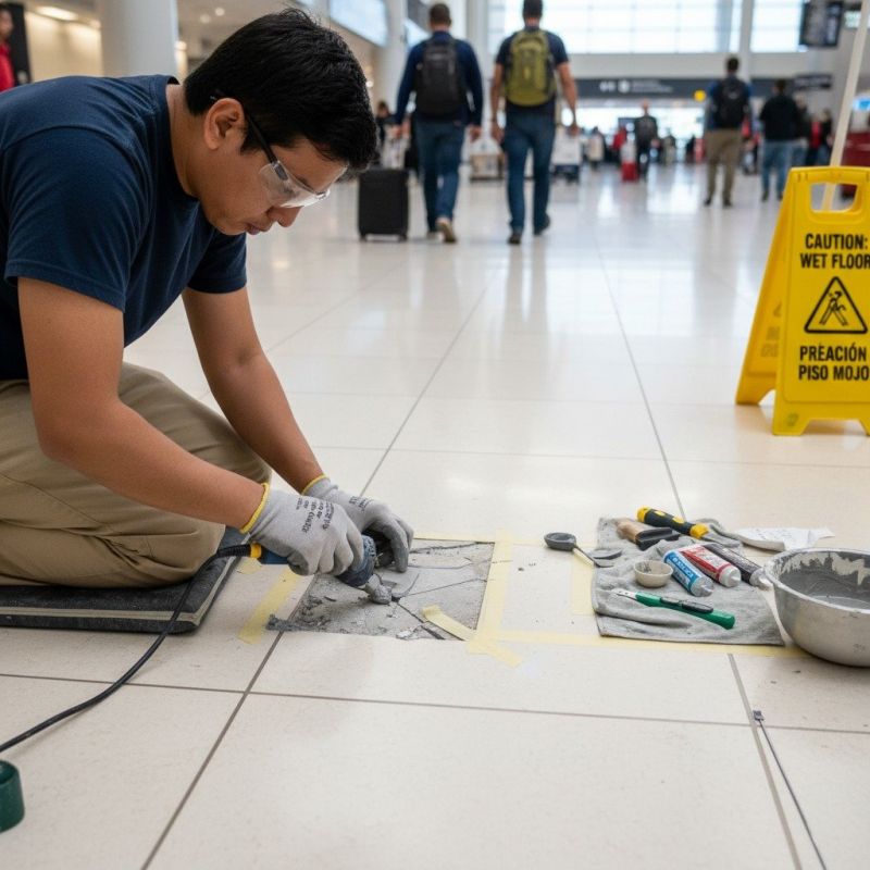 Terrazzo Floor Repair