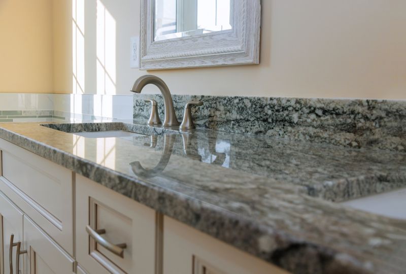 Bathroom vanity with granite
