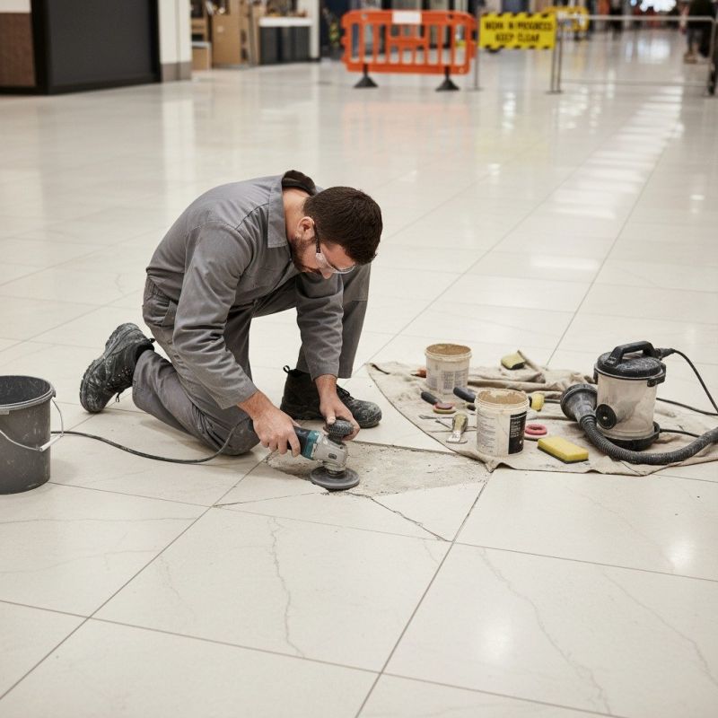 Local Terrazzo Floor Repair pros at work